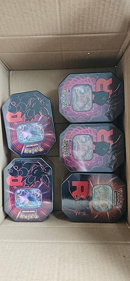 5st Pokémon Team Rocket Tin pokemonkort