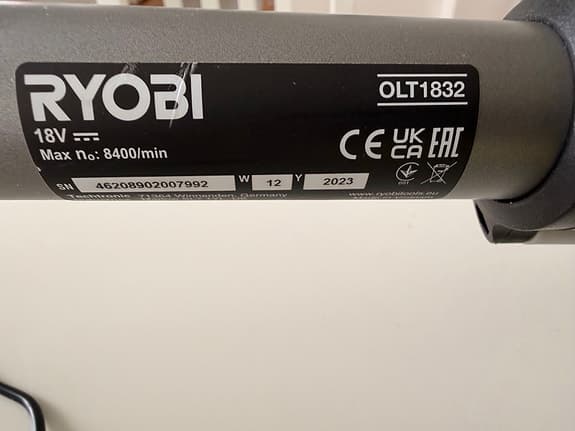 Ryobi OLT1832 grästrimmer 18V