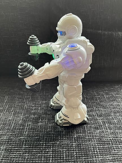 Robot interaktiv med ljud & ljus