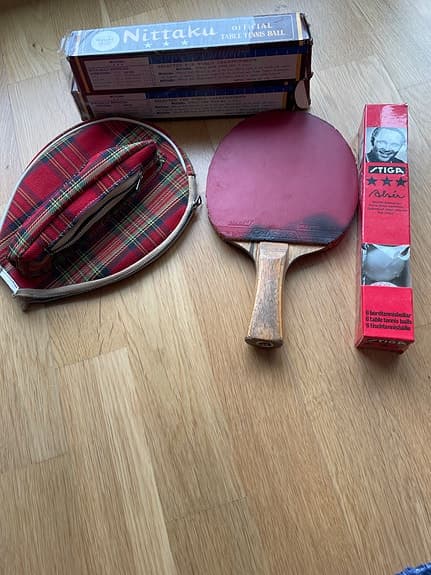 Stiga pingisracket med fodral