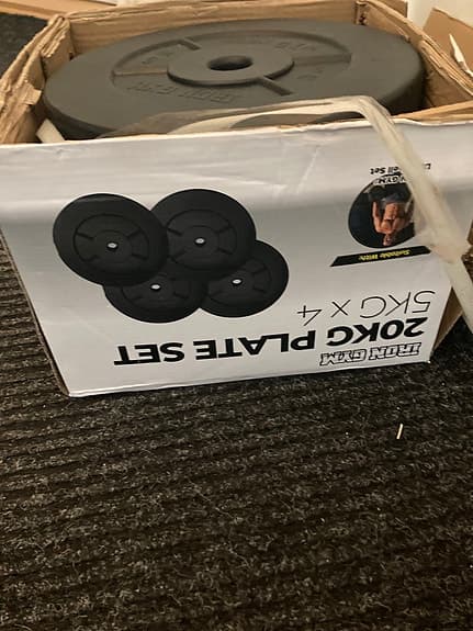 Titan Life viktskivor 20 kg (4 x 5 kg)