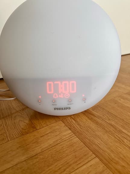 Philips Wake-up Light / Väckarklocka HF3510