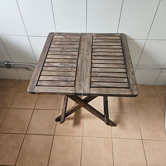 Trädgårdsbord / balkongbord /ihopfällbart