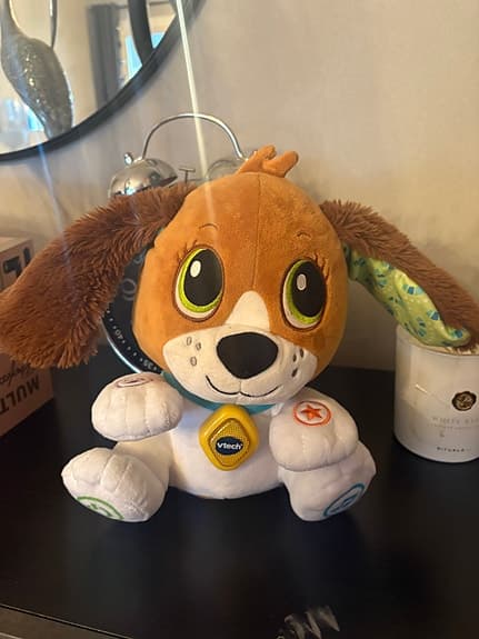 VTech interaktiv hund leksak brun/vit