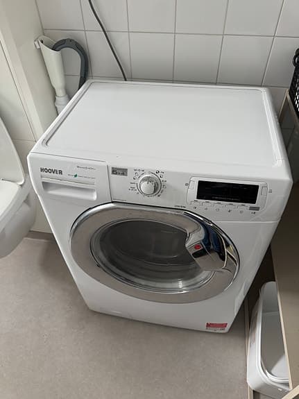 Hoover kombinerad tvättmaskin och torktumlare vit