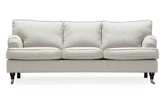 Howard soffa Skagen 3 sits inkl fotpall Beige  200x82x92