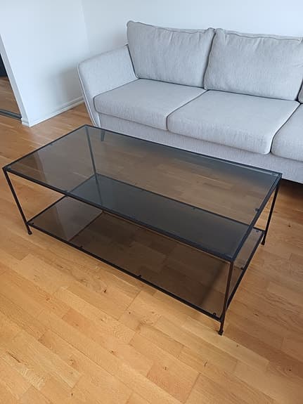 soffbord i glas