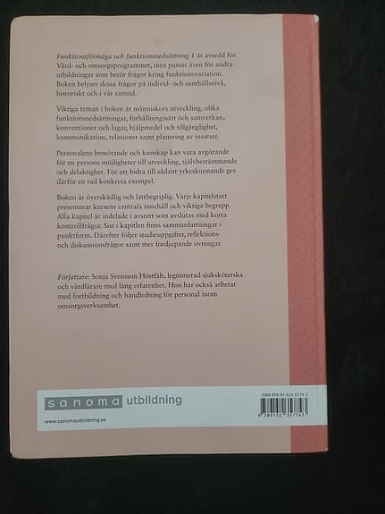 Funktionsförmåga och funktionsnedsättning 1