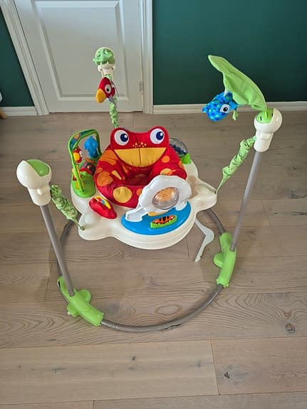Fisher-Price hoppgunga / activity center groda