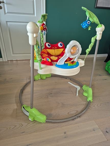 Fisher-Price hoppgunga / activity center groda