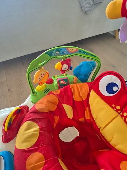 Fisher-Price hoppgunga / activity center groda