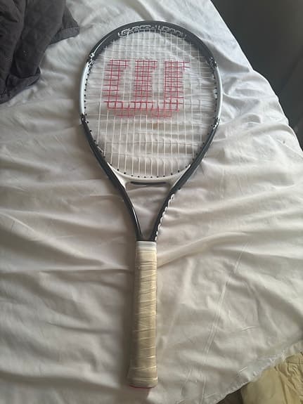 Wilson tennisracket svart/vit