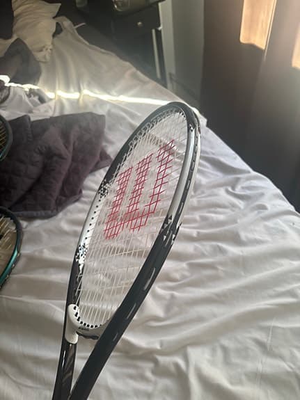 Wilson tennisracket svart/vit