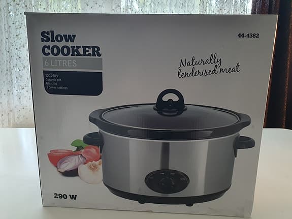 Clas Ohlson slow cooker 6 liter 290 W
