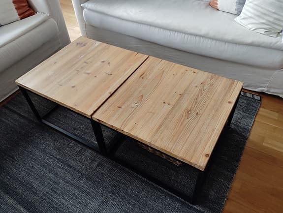 Mindre soffbord, rustika