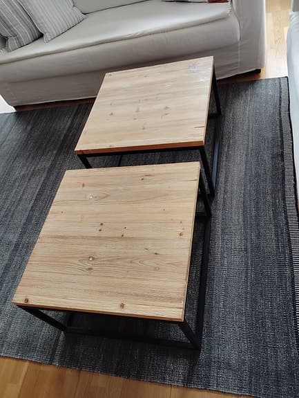 Mindre soffbord, rustika