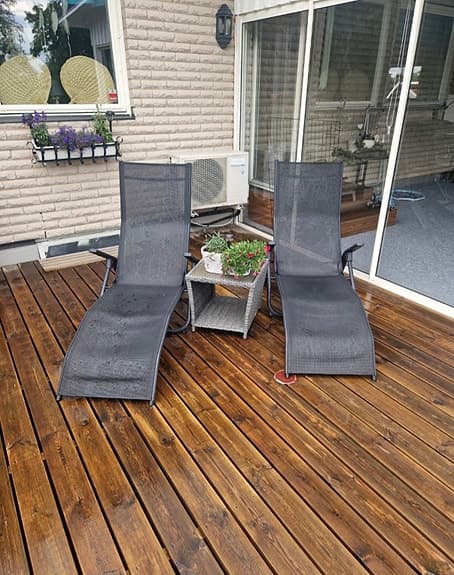 2 st solstolar svarta för uteplats