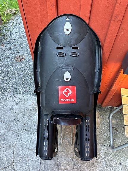 Hamax cykelsits röd/svart