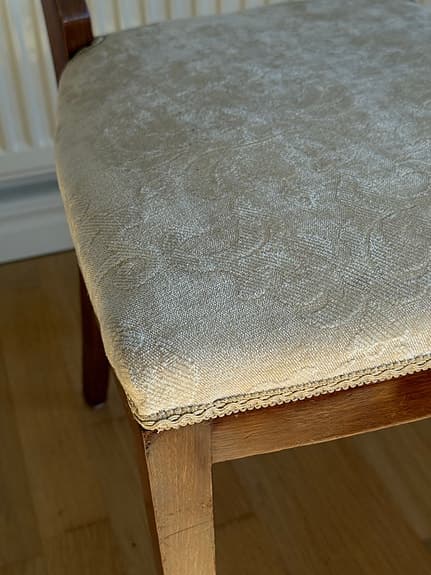 Mahogny stol, jugendstil, tidigt 1900-tal