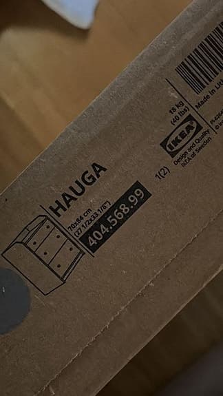 Ny byrå Hauga Ikea grå