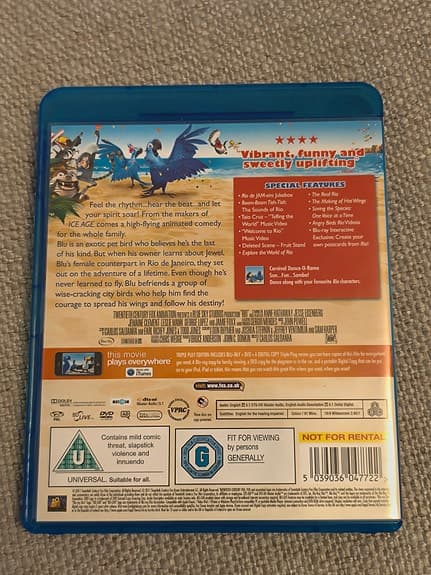 Rio - Carnival party edition animerad film på bluray