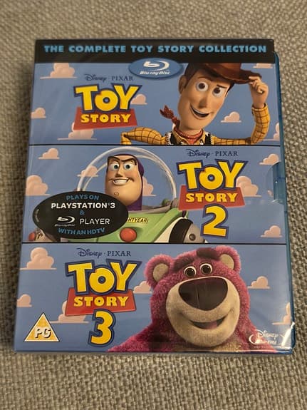 Toy Story 1,2, 3 blu-ray collection