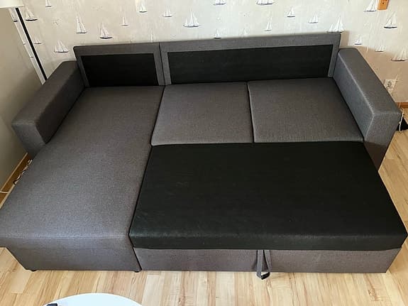 Bäddsoffa med divan