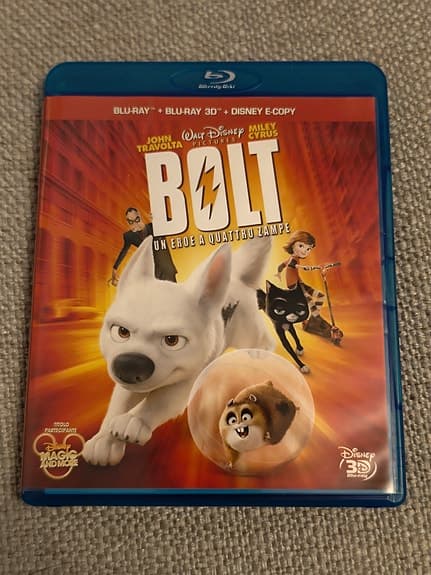 Bluray: BOLT blu-ray 3D film + bluray 2D