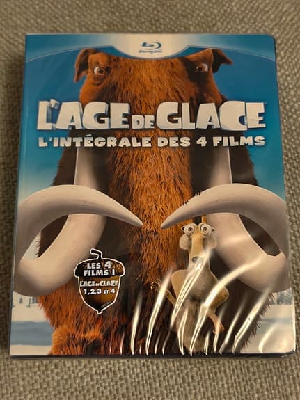 Ice Age 1,2,3,4 (blu-ray film samling)