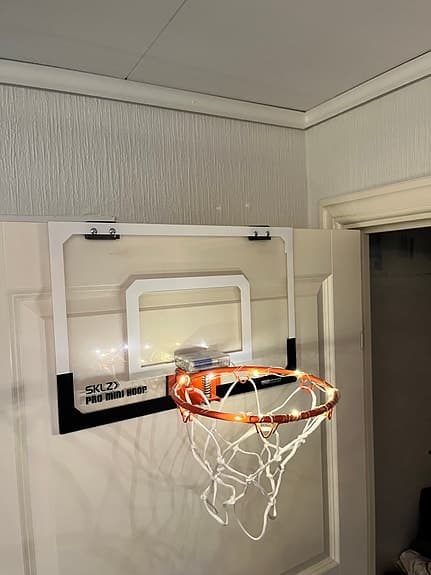 SKLZ Pro Mini Hoop basketkorg för dörr med belysning