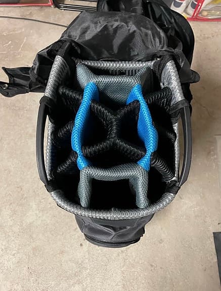 Spalding vagnbag grå/blå vattentät