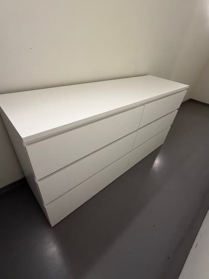 Ikea - Malmbyrå 6 lådor