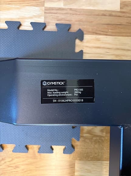 Gymstick PRO-305 träningsbänk svart
