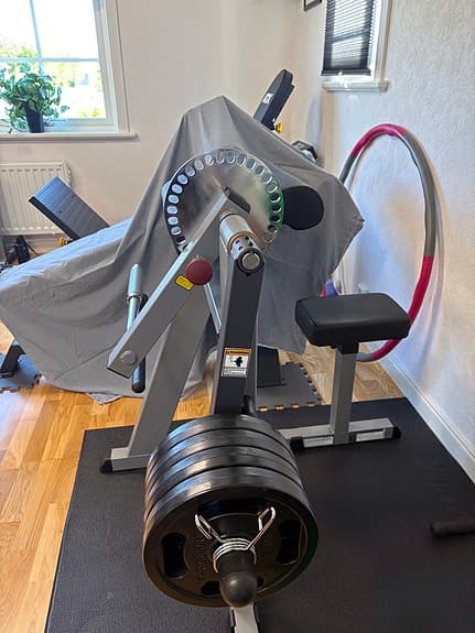 Body-Solid preacher curl bänk grå/svart