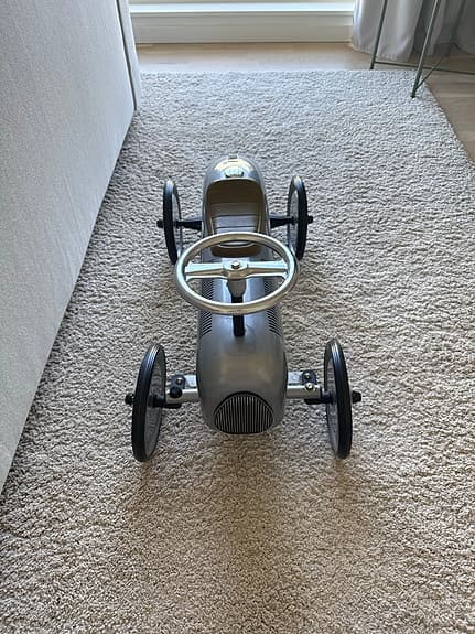 Gåbil Retro Roller ”Jean” i silver