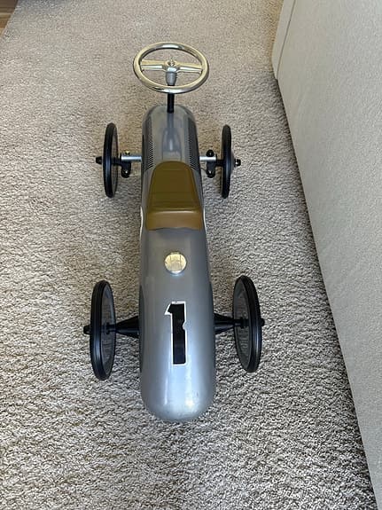 Gåbil Retro Roller ”Jean” i silver