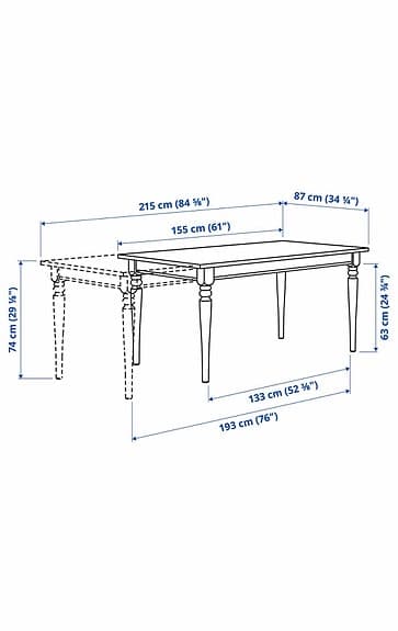 Svart Matbord ingatorp IKEA