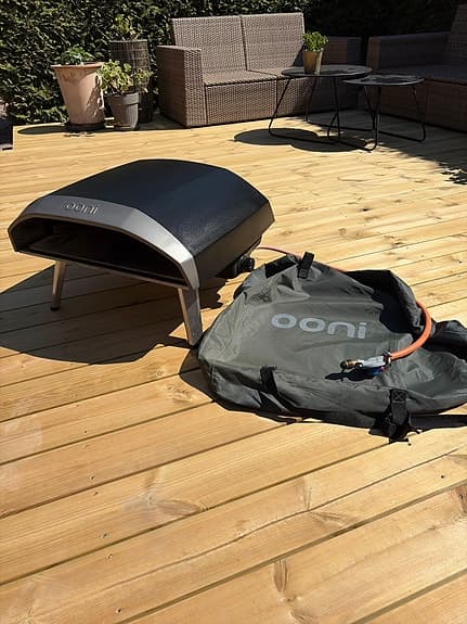 Ooni koda 16 pizzaugn gas svart/silver