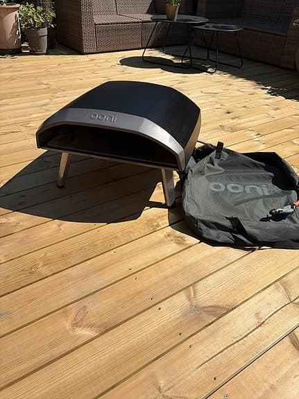 Ooni koda 16 pizzaugn gas svart/silver