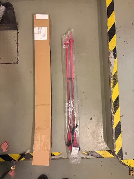 Atomic skidstavar 85 cm rosa