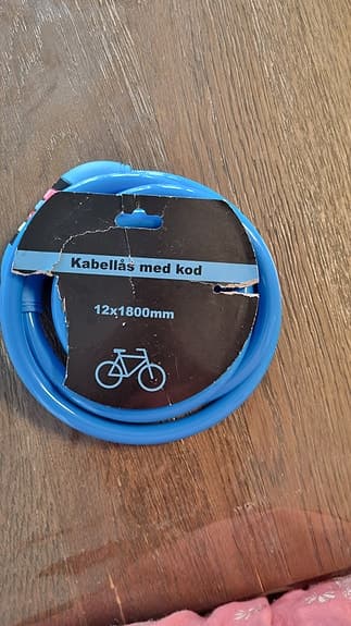 Kabellås med kod