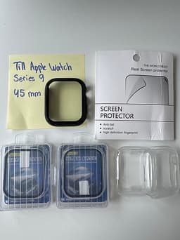 Apple Watch Series 9, 45 mm, skal / skärmskydd