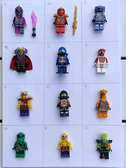LEGO Ninjago minifigurer