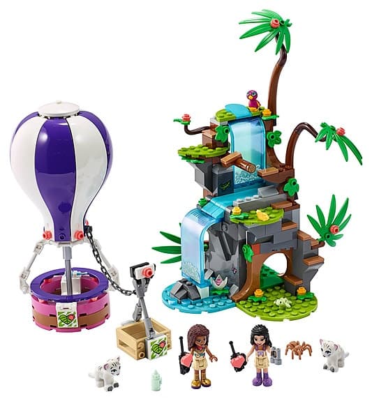LEGO Friends 41423 Djungelräddning med tiger och luftballong