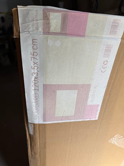 Helt ny badrumsspegel Camargue Skärgård från Bauhaus 120x75 cm