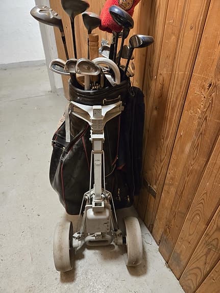 ⛳ Golfset med vagn & bag – Komplett paket i bra skick