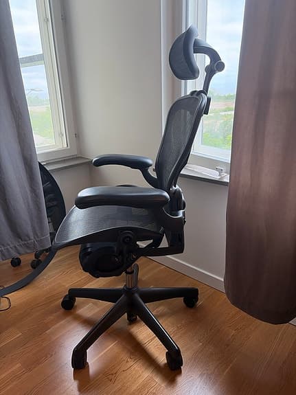 Herman Miller Aeron med justeringsbar lumbar support