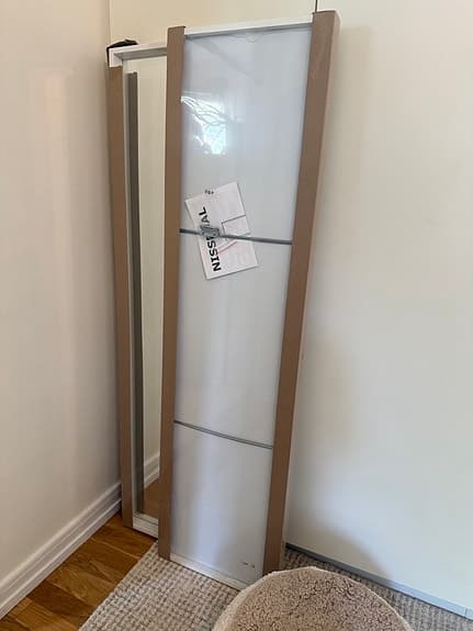 Vit IKEA Nissedal spegel, 2 st nya i orgförpackn