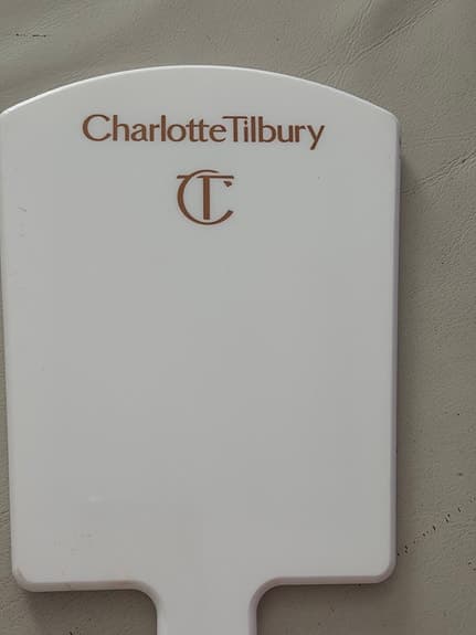 Charlotte Tilbury handhållet sminkspegel vitt