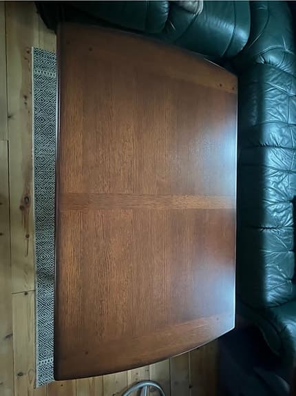 Mörkbrunt soffbord